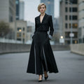 Maxi Skirt - Black and Gray